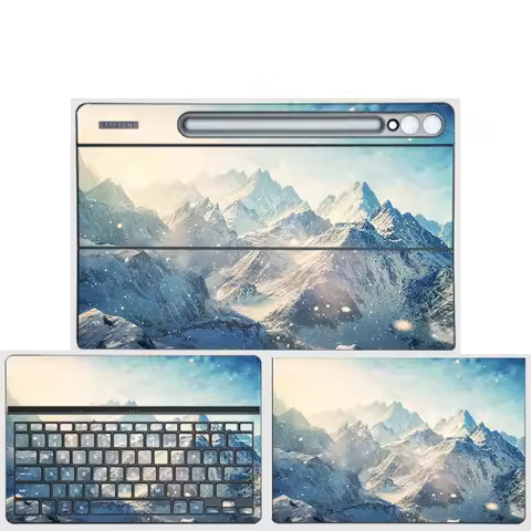 Pre-Cut Anti Scratch Vinyl Sticker Skin for Samsung Galaxy Tab S9 Ultra 14.6" Tab S9+ 12.4" Tab S9 1