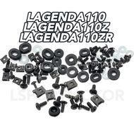 YAMAHA LAGENDA SRL110 SRL110Z SRL110ZR COVER SCREW SET (BODY/FRONT/HANDLE) SRL SRLZ SRLZR LAGENDA110