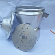 3kg Sticky Rice Pot, 3kg Steamed Rice Bowl with Thick Aluminum Body