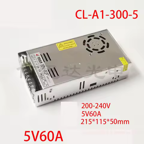 New Genuine For LED Power Supply CL-A1-300-5 5V 60A 300W 1 Pcs