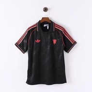 24-25曼聯 黑色復古球衣 全新Adidas 復古波衫