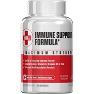 Re+Gen Nutrition Immune Support Supplement 120 Capsules Adults, Natural Capsules with Zinc, Vitamin 