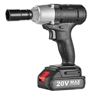 Impact Woodworking Electric Wrench with Brush Worker Car 21V Lithium Battery Wrench Tripod Electric 