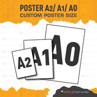 POSTER SIZE A1, A2, A0 | MATERIAL SYNTHETIC PAPER | CUSTOM DESIGN | OWN DESIGN