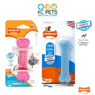 Nylabone Puppy Teething & Soothing Flexible Chew Toy Petite Up to 15lbs / 7kg - kcpetsg