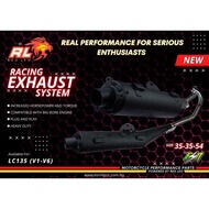 💯 ORIGINAL RED LEO Y15 / LC135 v1 - v8 / RS150 Y16 Y15ZR RACING EXHAUST EKZO EXZO RED LEO CUTTING ST