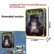 Splendor Board game-อัญมณีหญิง เหรียญพลาสติก (ภาษาอังกฤษ) - บอร์ดเกม เกมค้าเพชร