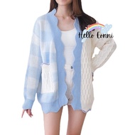 Cardigan Wanita Rajut (Pamela Biru)