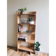 Kệ Sách Gỗ 5 Tầng - Kệ gỗ góc tường
