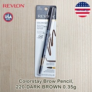 Revlon® Colorstay Brow Pencil 0.35g ดินสอเขียนคิ้ว เส้นคม หัวเล็ก เขียนง่าย ติดทน