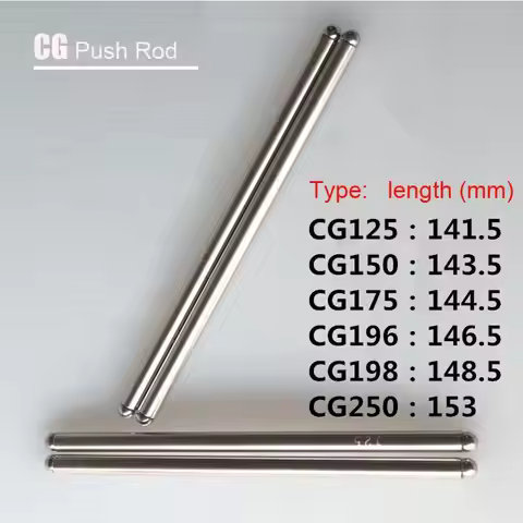 1 pair Motorcycle Engine Rocker Arm Connecting Push Rod Mandrel for CG125 CG150 CG175 CG196 CG198 CG