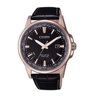 CITIZEN World Time Eco-Drive Leather Watch