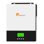 New Sunboost 3KW Hybrid Solar Inverter 1.5KW on and off Grid 3000W MPPT 12V 24V Pure Sine Wave Singl