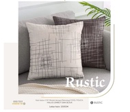 Sarung Bantal Sofa 40x40 45x45 50x50 60x60 Sofa Cushions Sheet Bahan Katun Motif Palma Rustic