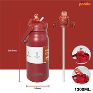 กระบอกน้ำ PANDA รุ่นใหม่2หัวดื่ม1300ml. 1700มล.. แก้วเก็บความเย็น สแตนเลสSUS316