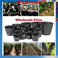 [Buy 1 Free 1]Gardening Black Nursery Pot Set  Seed Grow Pot Polypot Plant Pot Nursery Pot Planting Bag Sets 种植盆家园种菜育苗盆