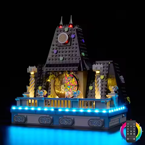 No Model LED Lighting Set Suitable for LEGO Wednesday & Enid's Dorm Room 76781 Building Blocks