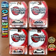 Greenlight Tokyo Torque Series 1 2001 Nissan Skyline R34 Nissan GT-R R35 Bre Datsun 240Z Steel Z