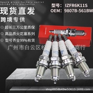 4/6PCS Serasi dengan Honda 9807B-561BW Fit Civic Accord CR-V Spark Plug IZFR6K11S