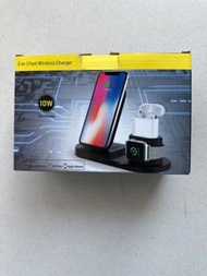 手機+手錶+耳機充電接口 多功能無線充電器