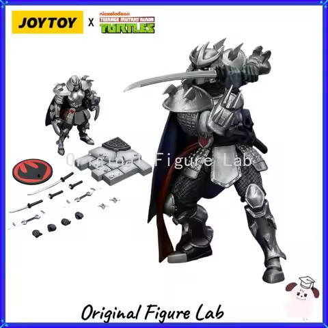 24 Hours Delivery Original JOYTOY TMNT Shredder Height 10.9cm Models Ornaments Gifts Statues Charact