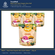 [Maeil] Korean Baby Snack, Yomi Yomi Organic Rice Snack, 25g | Carrot & Banana [4packs]