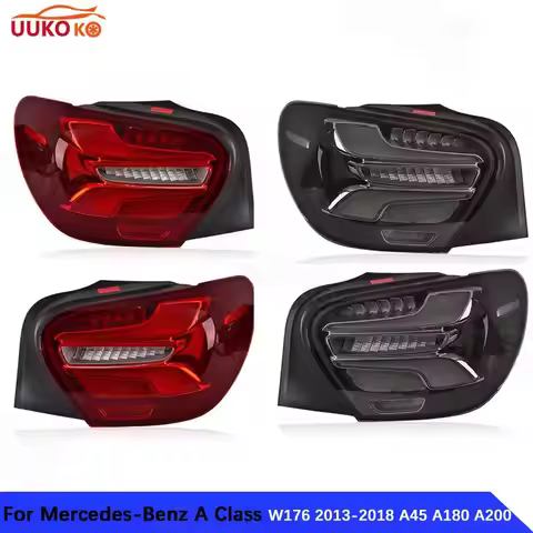 Dynamic Turn Signal Fog Light Taillight Assembly LED Rear Lamp Tail Light For Mercedes-Benz A Class 
