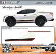 สติ๊กเกอร์ติดรถ MITSUBISHI Triton Athlete