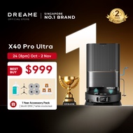 【GRAND LAUNCH】Dreame X40 Pro Ultra Robot Vacuum | 1st Radar Lift Navigation | Extendable & Liftable 