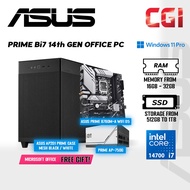 Prime Bi7 Intel i7 14th Gen Office PC ( Intel Core i7 / 16GB RAM / 512GB SSD / Windows 11 Pro ) with