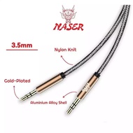 NASER AUDIO CABLE 3.5MM NRO-21 / Audio CABLE 3.5mm to 3.5mm / High Quality Sound Perfect For Your De