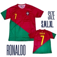 Portugal home Jersey RONALDO auri sport
