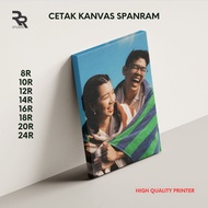 Custom High Quality Photo Canvas Print Frameless Spanram Print Custom Size Wall Decor 16R 20R 40x60c