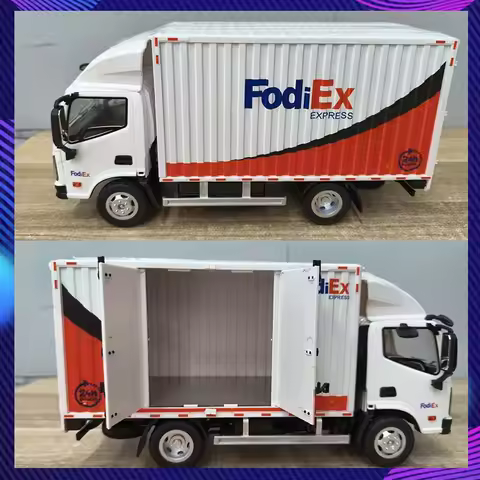 RC Car NO.1524 1:18 Remote Control Car 13CH RC Car Express Delivery Truck With Cargo Loading Feature
