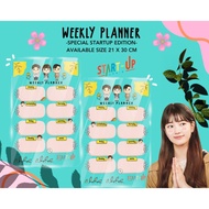 [GIANT PALACE] WEEKLY PLANNER / TO DO LIST MONTHLY PLANNER STARTUP MERCHANDAISE/