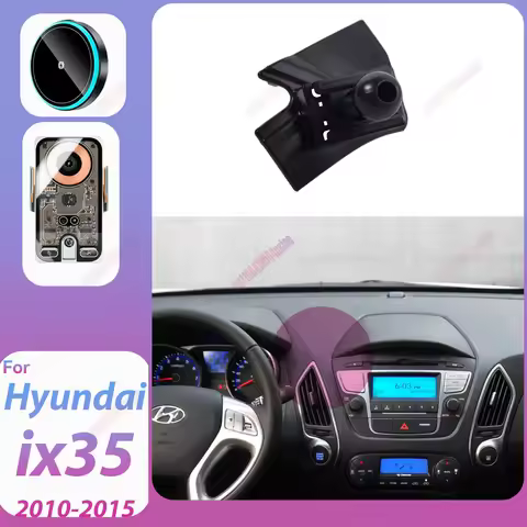 For 2010-2015 Hyundai IX35 ix35 Car Phone Holder vent Wireless Charging Car charger cradle For Magsa