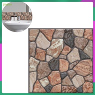 jinduo  3 D Peel and Stick Vinyl Floor Tile Backsplash for Kitchen Tiles Wall Stickers Waterproof Marble Brick Wallpaper