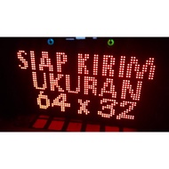 Outdoor led running text size 64 x 32