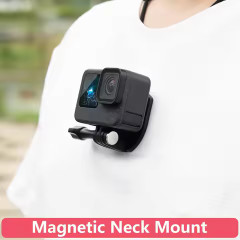 Magnetic Neck Mount Adjustable Lanyard Quick-Release Holder For GoPro 13 12 11 10 9 Insta360 SJCAM A