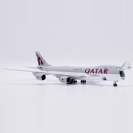 Ready Stock JC Wings 1: 400 Katar Air Cargo Aircraft B747-8F A7-BGA Model Openable Limited Edition C