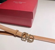 💜FERRAGAMO 菲拉格慕 寬1.5CM 牛皮 女士 女款 皮帶 禮 送禮 節日 生日 Women's belts gift boxes gifts holidays birthdays