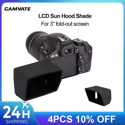 CAMVATE LCD Sun Hood Shade For 3inch Fold-out Screen(Canon EOS R/M50/6D Mark/PowerShot G1X/Nikon COO