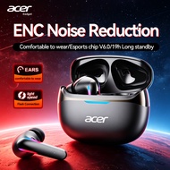 Acer OHR829 Gaming TWS Earbuds, Bluetooth 6.0, RGB Breathing Light, 19H Battery, 13mm Driver, Low-La
