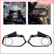 [Ecusi] 2Pcs Side Mirror Motorcycle Mirror Adjustable Angle for Xmax300 23-24