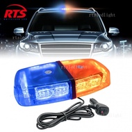 【Ready Stock】36 LED 12V-24V Car Magnetic Warning Light Emergency Hazard Light Truck Strobe Flash beacon Amber/Blue