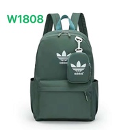 Fashion Adidas Korean Style Outdoor Sport School Backpack Travel Bag Unisex SchoolBag High Qualty