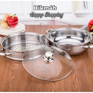 Steamer Steamer Pot Diameter 28cm / Stainless Steamer Pot