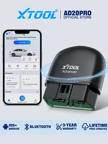 XTOOL Advancer AD20PRO OBD2 Bluetooth Scanner Full System Car Diagnostic Tool obd2 Scanner Oil Reset