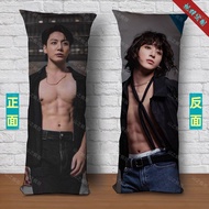 田柾国Jung Kook等身抱枕床长枕同款明星生日礼物靠垫等身枕7.22 Jung Kook (NCT) life-size body pillow, bed pillow, same style a