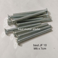 JF 10/M6x70mm screwdriver bolts (10 pcs)